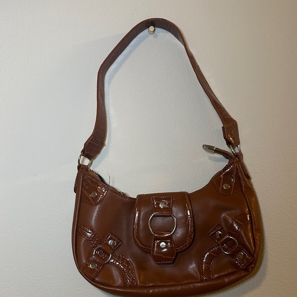 Handbags - Brown Leather Shoulder Bag